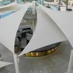 Konstruksi Kanopi Membrane untuk Tempat Perbelanjaan