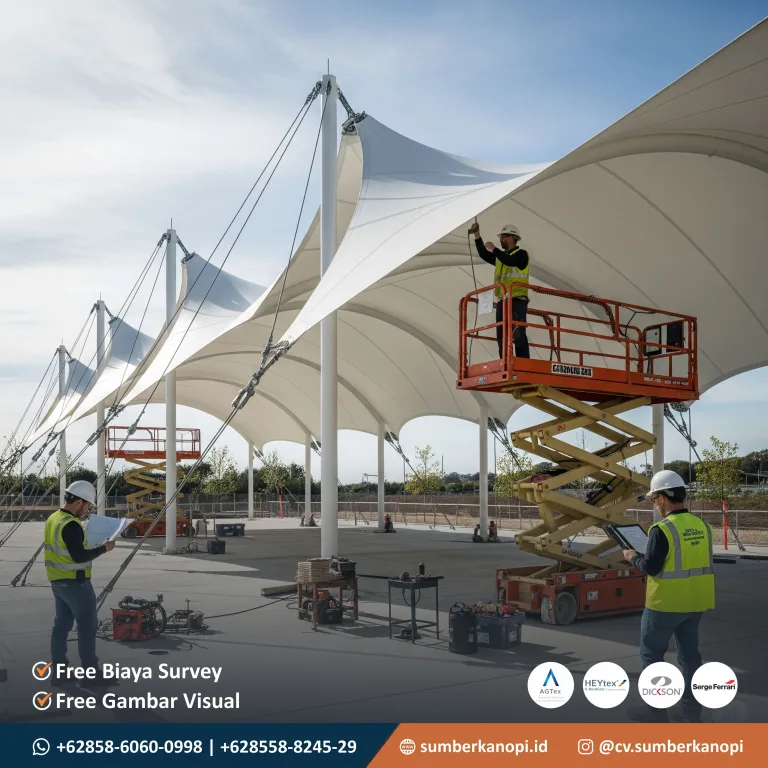 Jasa Kanopi Membrane di Jakarta – Kuat, Aman, dan Modern (Update 2026)