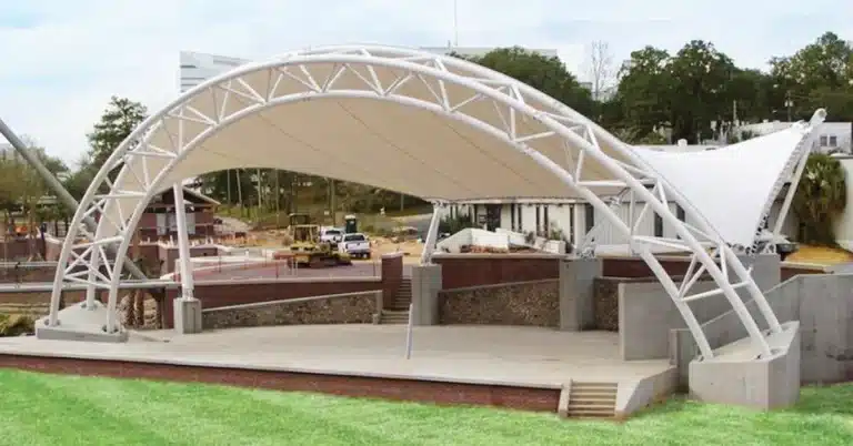 Kanopi membrane untuk taman kota atau area publik