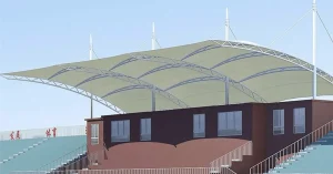 Perhitungan Struktur Membrane Tensile yang Standar Keamanan dan Keselamatan