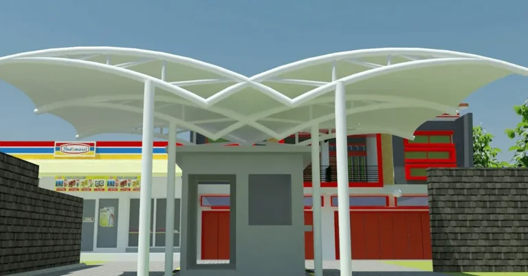 Kanopi Membrane untuk Rest Area Jalan Tol