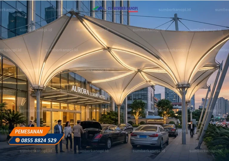 Tenda Membrane Bergaya Futuristik yang Bikin Melongo