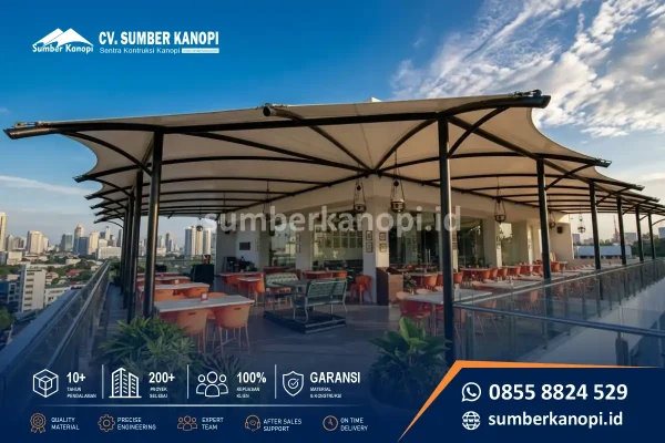 Kanopi Membrane Mighty 680 GSM Blockout – Spesifikasi & Keunggulan