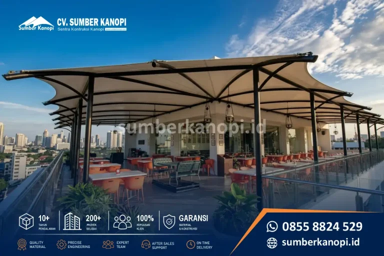 Kanopi Membrane Mighty 680 GSM Blockout – Spesifikasi & Keunggulan